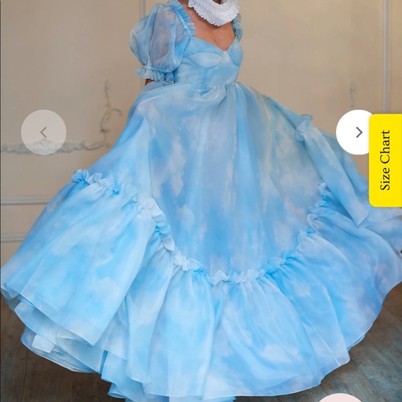 NWT Selkie Head in the Clouds Ritz Gown - Picture 1 of 5